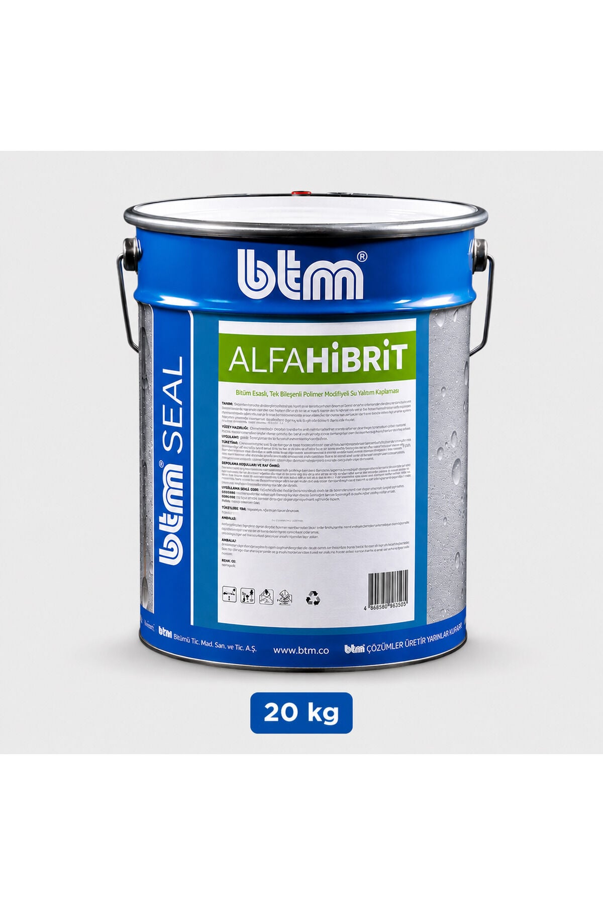 BTMSEAL Alfahibrit Gri 20 Kg Su Yalıtım Malzemesi