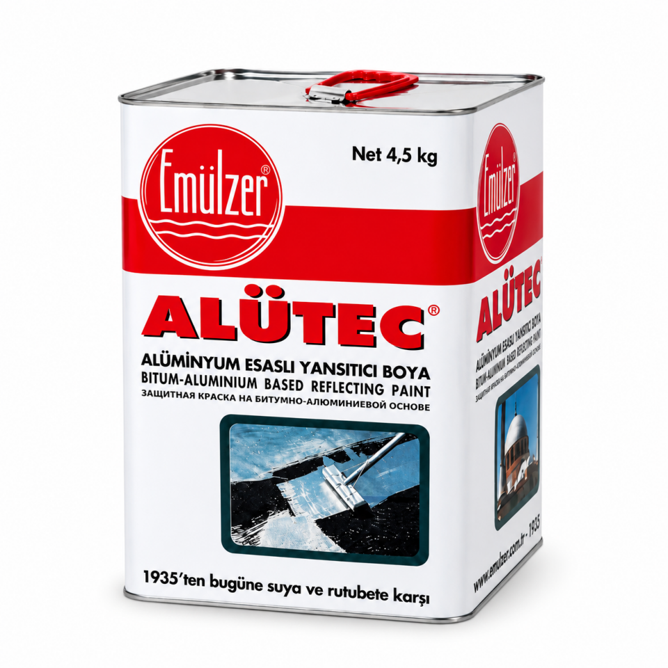 Emülzer Alütec Bitüm Alüminyum Esaslı Yansıtıcı Boya