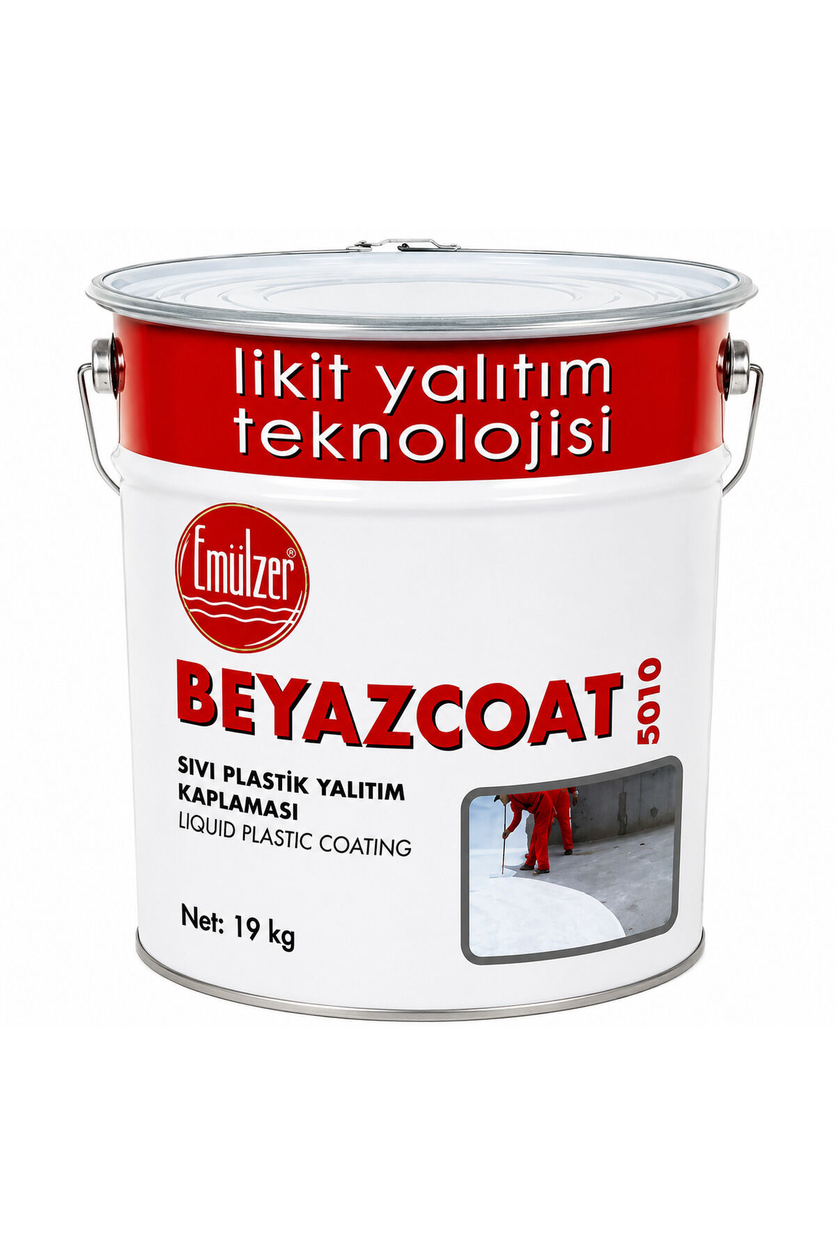 Elyaflı Beyazcoat 19 Kg Elastomerik Reçine Esaslı Elyaflı Sıvı Plastik Kaplama